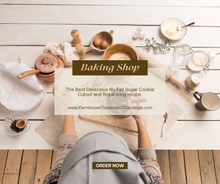 Load image into Gallery viewer, Delicious No Fail Sugar Cookie Cutouts and Royal Icing recipes