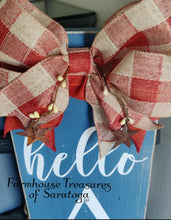 Load image into Gallery viewer, Farmhouse Distressed Hello Autumn Sign