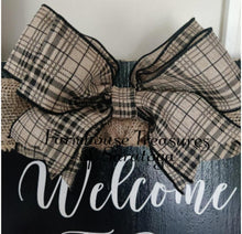 Load image into Gallery viewer, Farmhouse Distressed 'Welcome To Our Home Sweet Home" Sign