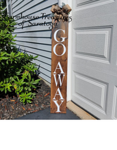 Load image into Gallery viewer, Go Away Entry Sign