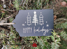 Load image into Gallery viewer, White & Black Christmas Ornaments