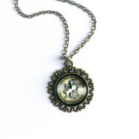 Load image into Gallery viewer, MEDIEVAL UNICORN PENDANT NECKLACE