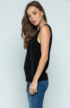 Load image into Gallery viewer, Tank Top with Stones (Black)