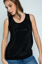 Load image into Gallery viewer, Tank Top with Stones (Black)