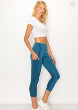 Load image into Gallery viewer, Solid Crocodile Inlay Legging