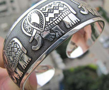 Load image into Gallery viewer, BOHO Elephant Cuff Bracelet