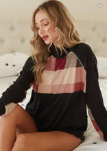 Load image into Gallery viewer, DOUBLE KNIT RIB PULL OVER WITH ZIP UP CLOSURE