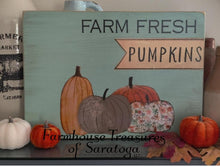 Load image into Gallery viewer, Farm Fresh Pumpkin Sign