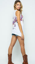 Load image into Gallery viewer, Feather Sleeveless Top With Stones