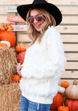 Load image into Gallery viewer, Allover Fringe Detailed Pullover Top