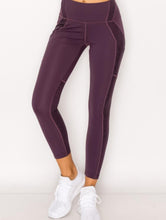 Load image into Gallery viewer, Solid Crocodile Inlay Legging