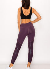 Load image into Gallery viewer, Solid Crocodile Inlay Legging