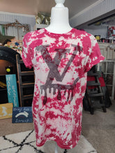 Load image into Gallery viewer, LV Drip Bleached Tie Dye (Red)