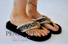 Load image into Gallery viewer, Gypsy Jazz Sandals (Leopard)