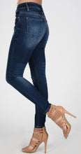 Load image into Gallery viewer, KanCan Distressed Dark Denim