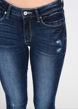 Load image into Gallery viewer, KanCan Distressed Dark Denim