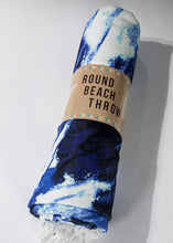 Load image into Gallery viewer, Tie Dye Round Beach Towel
