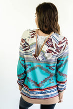 Load image into Gallery viewer, Cheyenne Aztec Print Hoodie