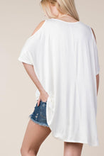 Load image into Gallery viewer, Open Shoulder Tribal Pattern Top with Stones