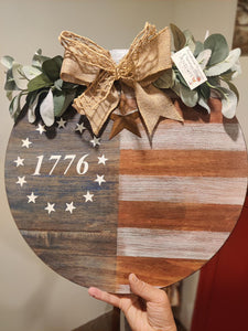 1776 Door hanging sign