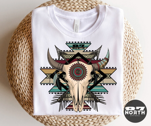 87 North Dreamcatcher Tribal Skull