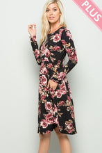 Load image into Gallery viewer, Floral Jersey Smock Dress
