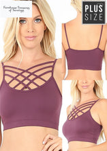 Load image into Gallery viewer, Seamless Triple Criss-Cross Bralette
