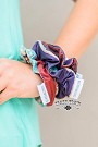 CRAZY TRAIN BRANDY SUNSHINE SCRUNCHIES