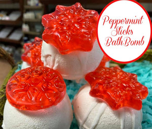 Peppermint Stick Bath Bomb