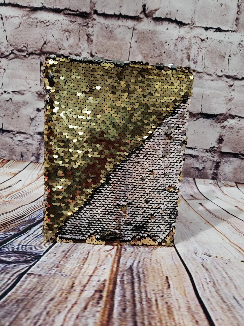 Sequin Journal Silver and Gold