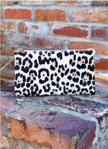 Liz Ivory Leopard Crossbody Bag