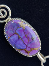 Load image into Gallery viewer, Sterling Silver With Enhanced Mojave Turquoise Necklace
