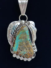 Load image into Gallery viewer, Sterling Silver Royston Turquoise Necklace
