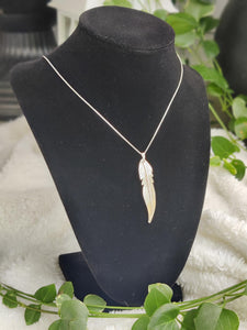 Sterling Silver Feather Necklace