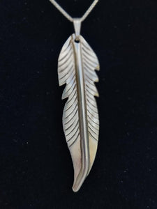 Sterling Silver Feather Necklace