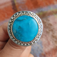 Load image into Gallery viewer, Sterling Silver Turquoise Ring
