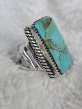 Load image into Gallery viewer, Sterling Silver Turquoise Ring
