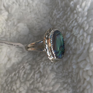 Sterling Silver Abalone Ring