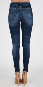 KanCan Distressed Dark Denim