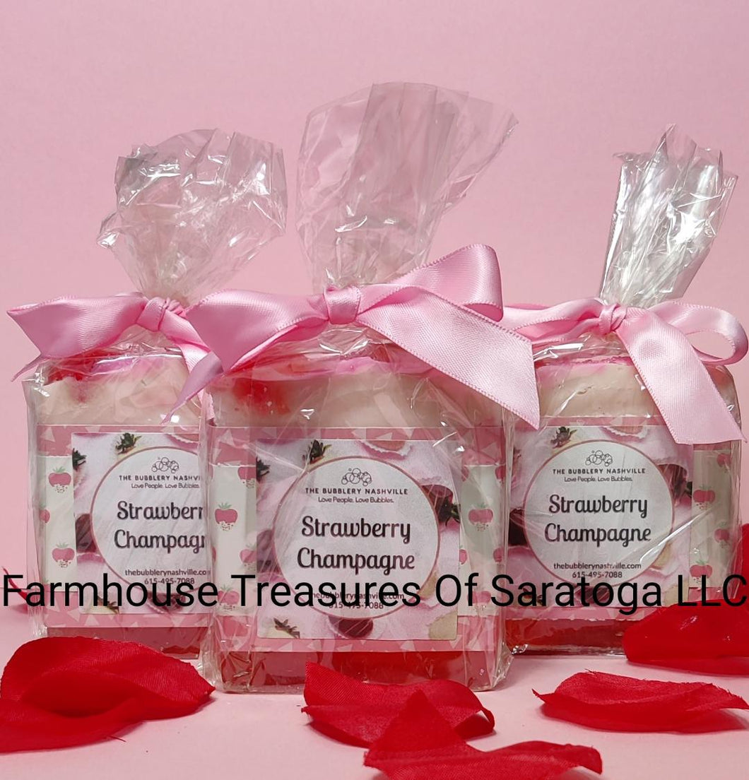 Strawberry Champagne Whipped Soap