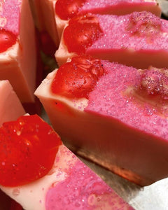 Strawberry Champagne Whipped Soap