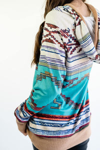 Cheyenne Aztec Print Hoodie